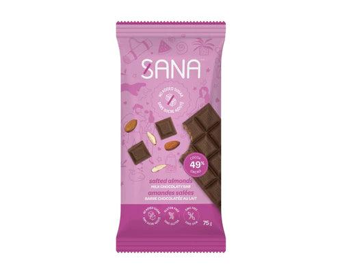 Sana Milk Chocolaty Almonds 75g - Nature's Source Inc