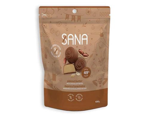 Sana Milk Chocolaty Bites Peanut Butter 100g - Nature's Source Inc