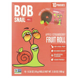 Bob Snail Apple-Strawberry Rolls 100g - Naturally Dried Handy Fruit Snacks, Delicious Source of Essential Nutrients, On-the-Go Snack