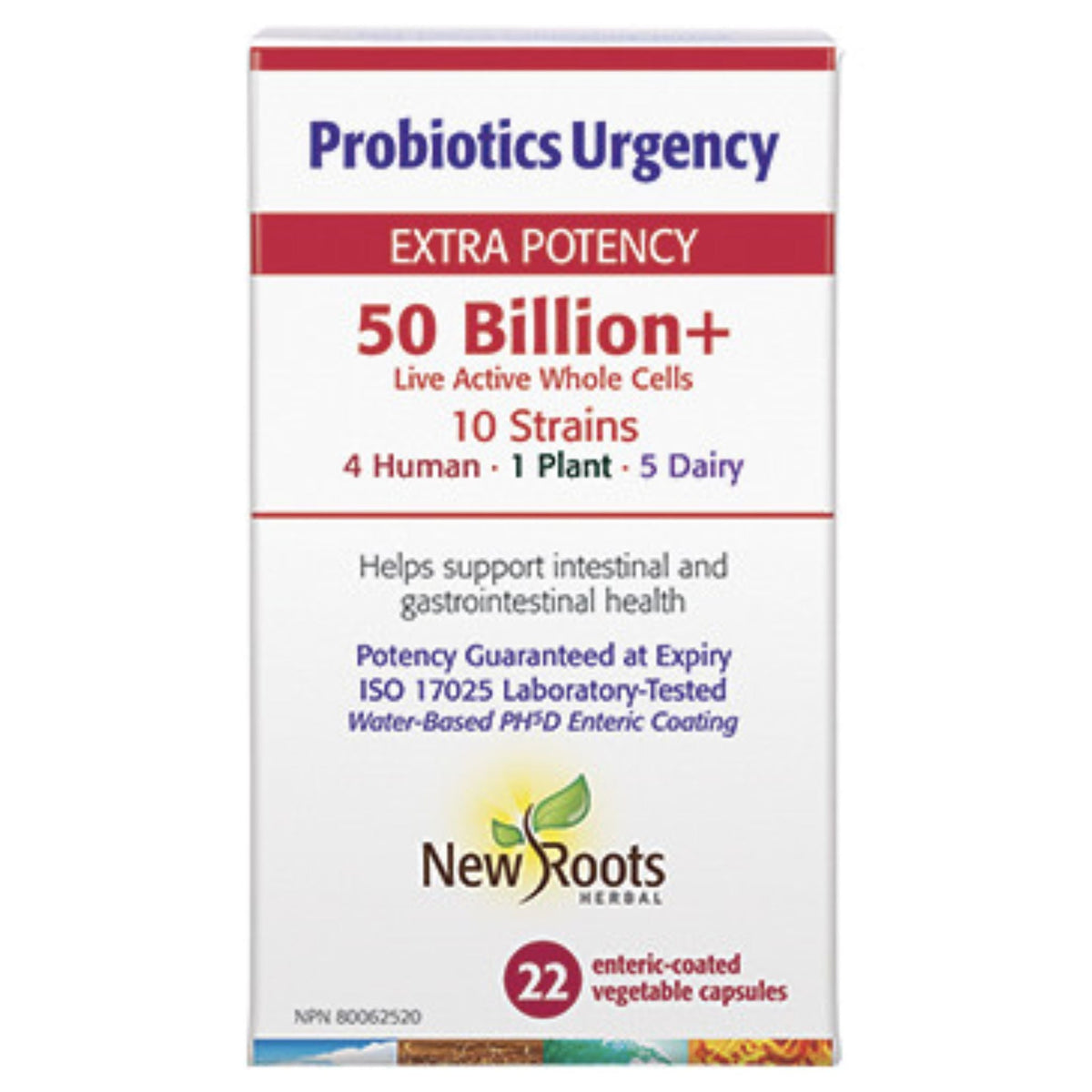 New Roots Probiotic Urgency 50 Billion 22C