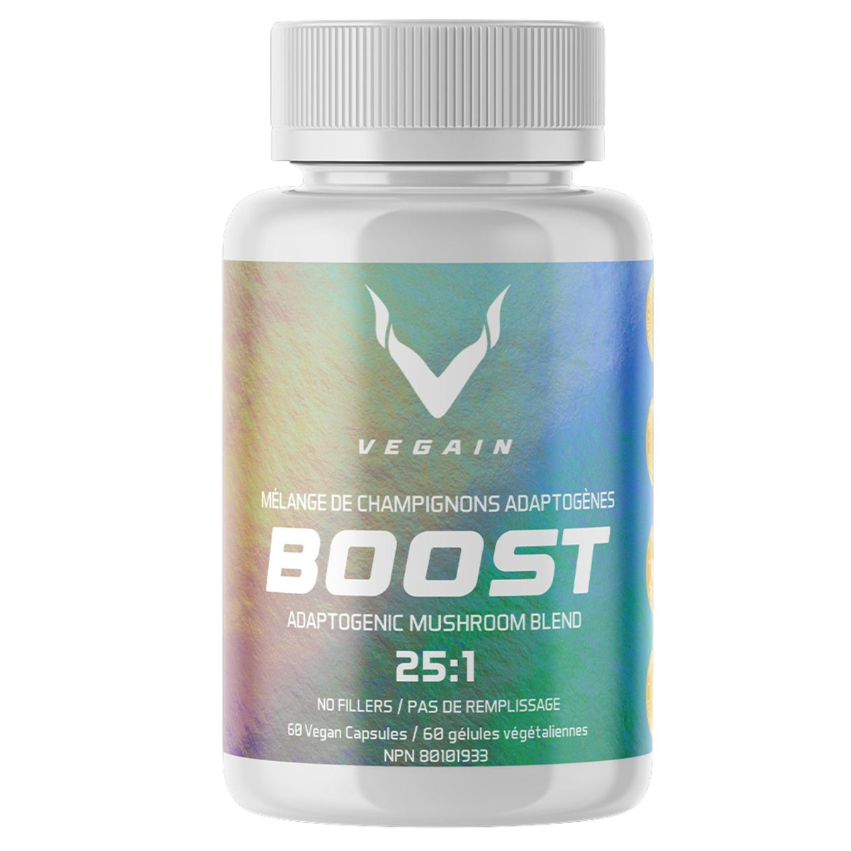 VEGAIN BOOST Adaptogenic Mushroom Blend 60 Vegan Capsules