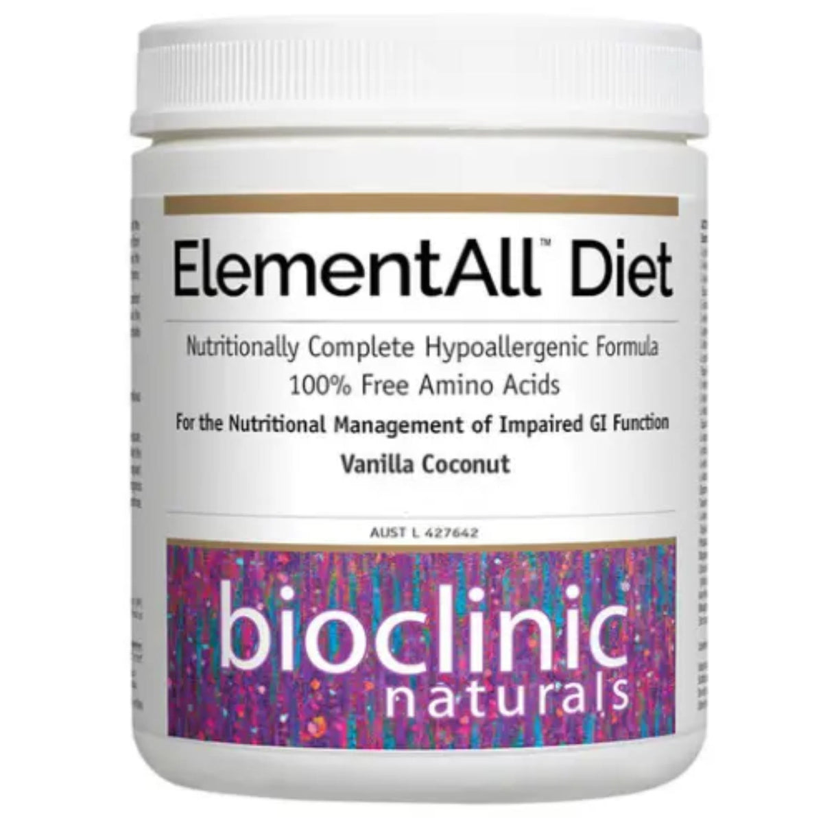 Bioclinic Naturals ElementAll Biologicl Diet Vanilla Coconut 1350g