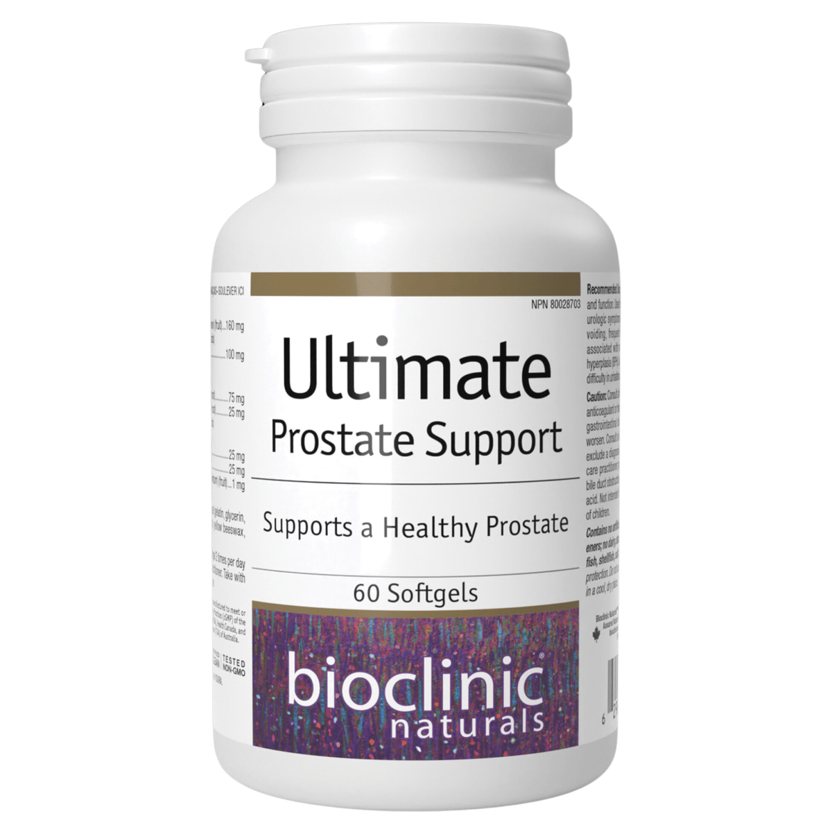 Bioclinic Naturals Ultimate Prostate Support 60 Softgels