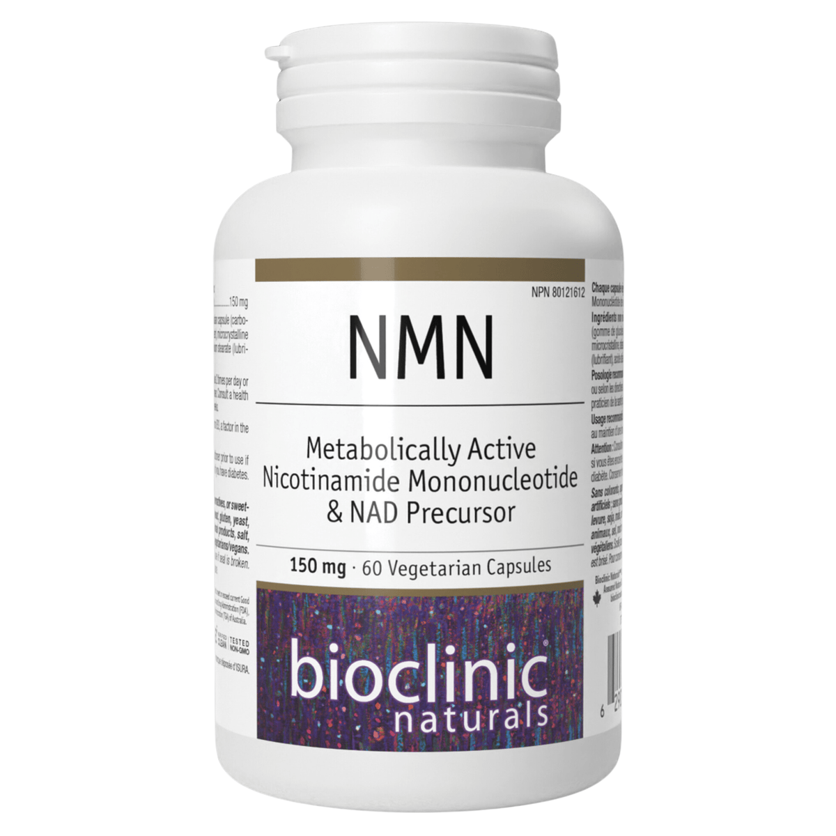 Bioclinic Naturals NMN 150mg 60 Vegetarian Capsules