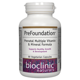 Bioclinic Naturals PreFoundation Prenatal Multi Vitamin & Mineral 90 Vegan Capsules