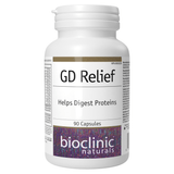 Bioclinic Naturals GD Relief Digestive Enzymes 375mg 90 Capsules