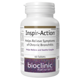 Bioclinic Naturals Inspir-Action Helps Relieve Symptoms of Chronic Bronchitis 60 Tablets