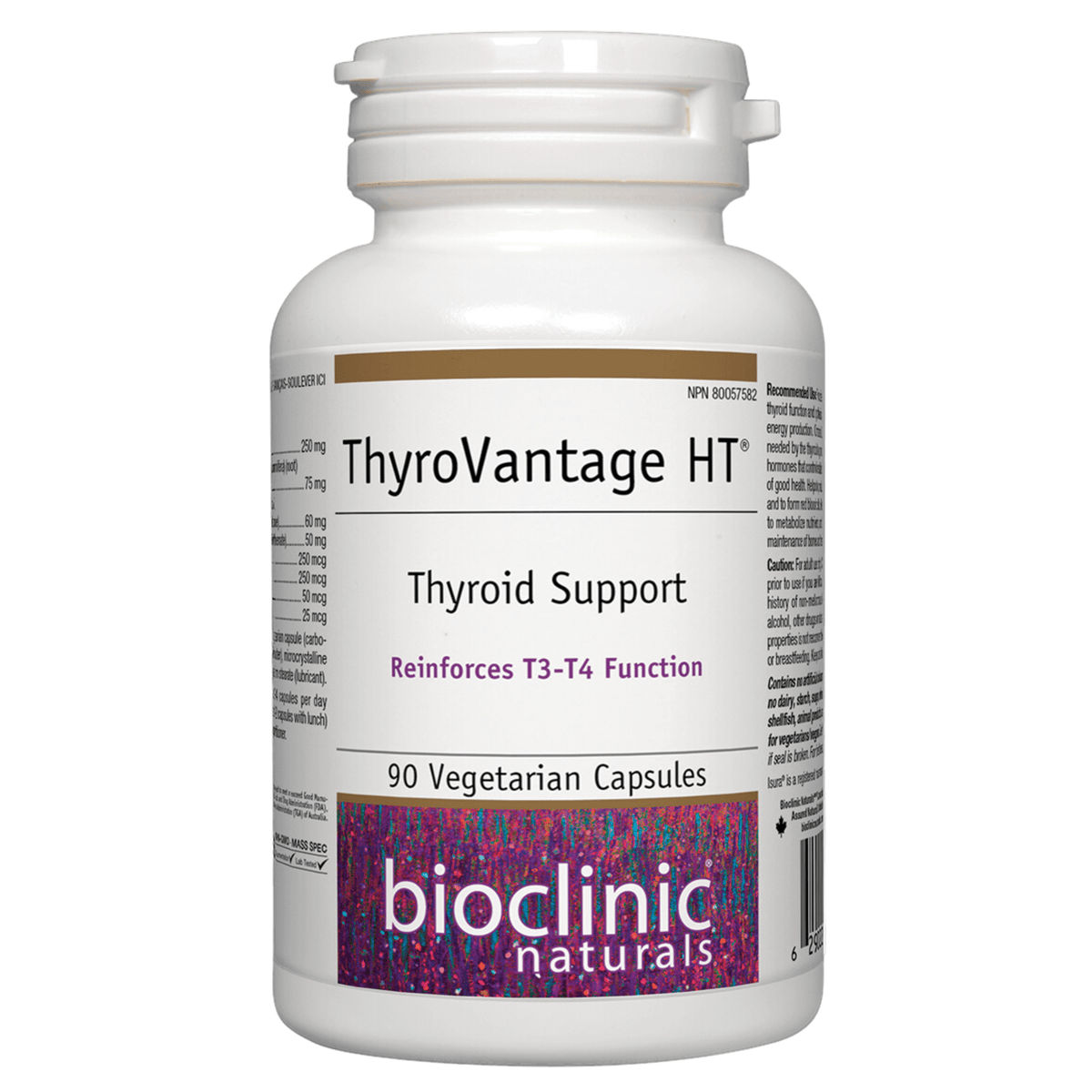 Bioclinic Naturals ThyroVantage HT Thyroid Support 90 Vegetarian Capsules