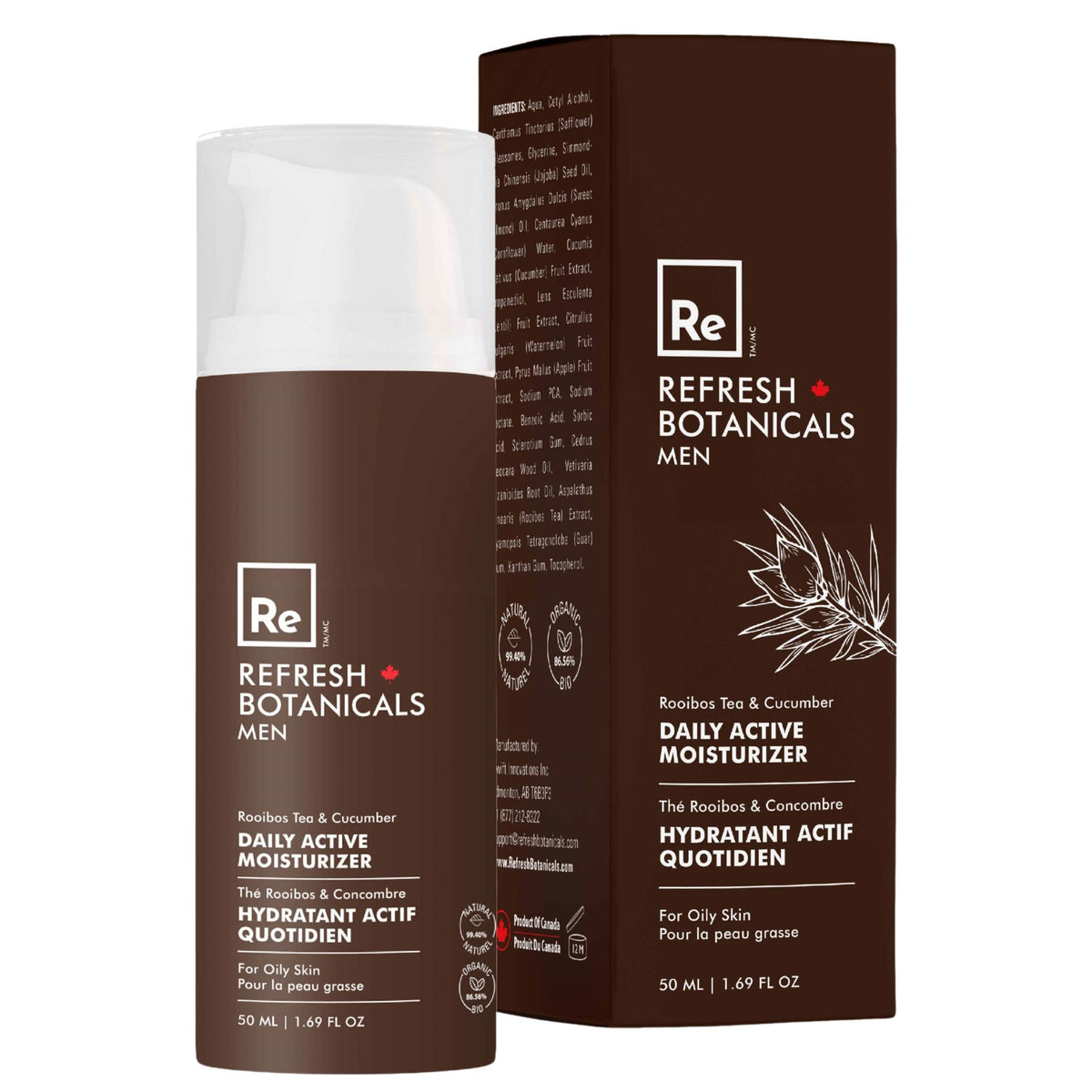 Refresh Botanicals Men Daily Active Moisturizer 50ml