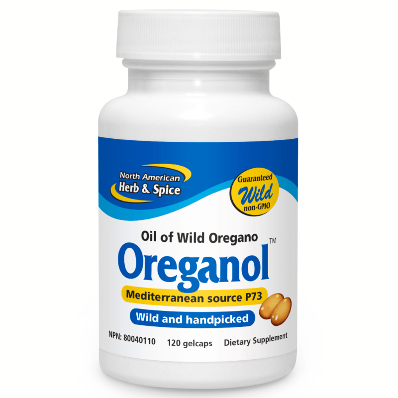 NAHS Oreganol P73, 120 Softgels - Support For Cardiovascular Health, Excellent For Skin And Hair Health, Blend Of Edible Species Of Wild Oregano Grown On Natural, Mineral-Rich Soil