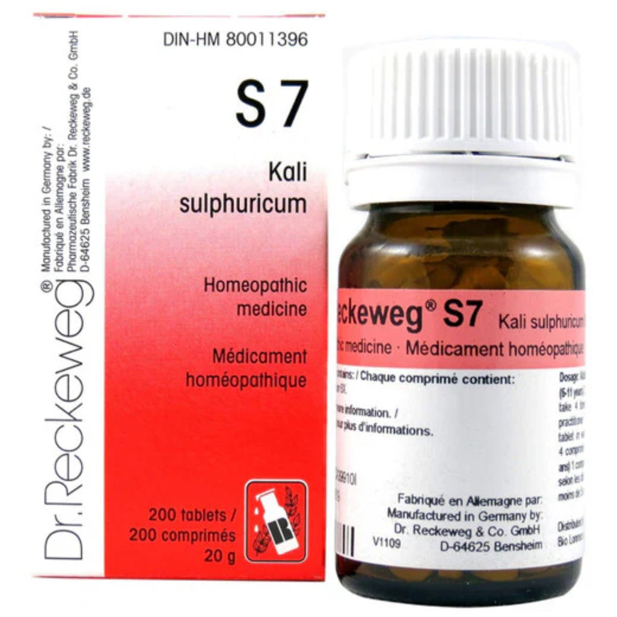 Dr. Reckeweg S7 Kali sulphuricum 3X 200t