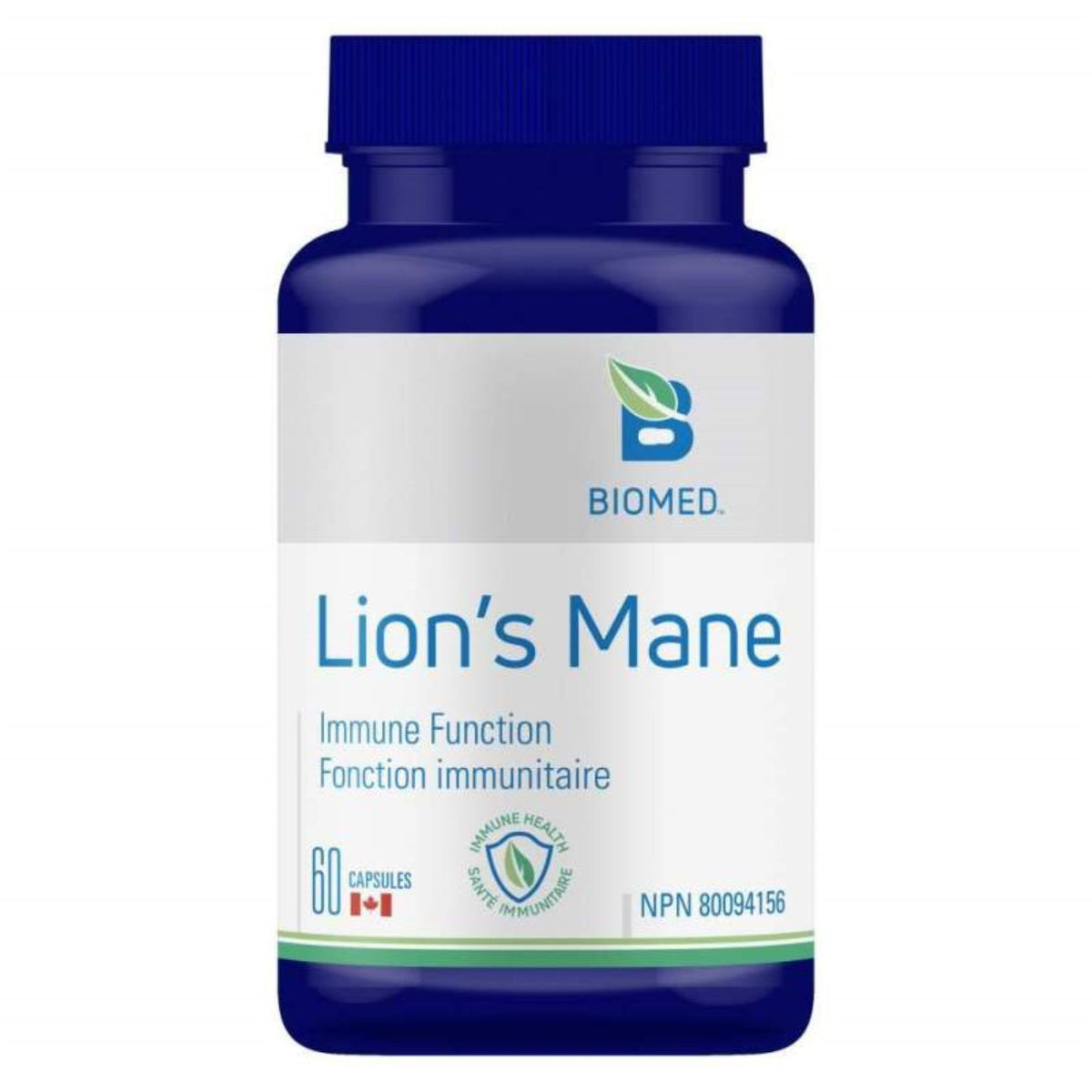 Biomed Lion's Mane 60 Capsules - Improve Energy Levels, Support Memory, Focus, and Concentration, Support Brain, Nerve, and Cognitive Health