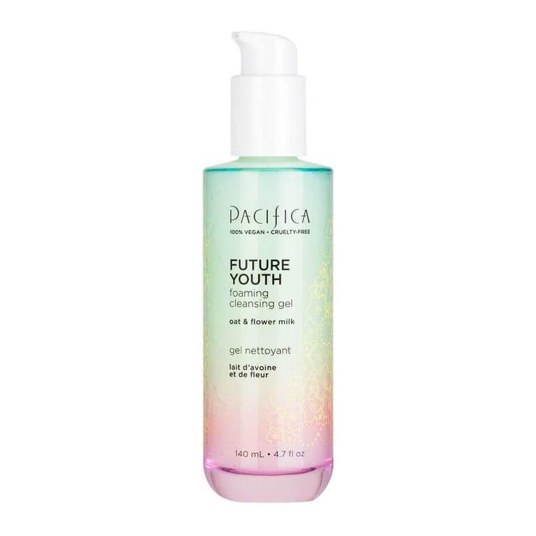 Pacifica Future Youth Foaming Cleansing Gel 139ml - Gentle Face Wash, Facial Cleanser, for All Skin Types, Makeup Melting Cleanser, Defenses Against Aging