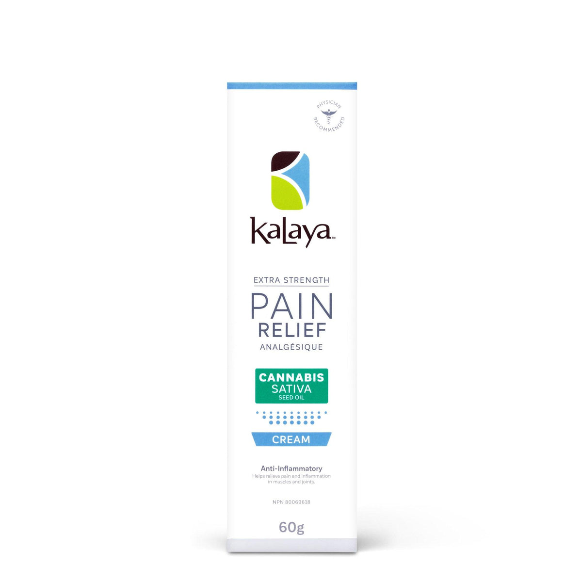 Kalaya 6X Pain Relief with Cannabis Sativa Seed Oil 60g
