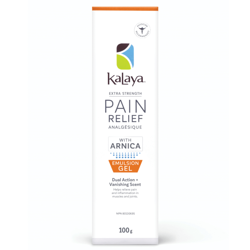 Kalaya Extra Strength Pain Relief With Arnica 100g - Helps Alleviate Pain And Inflammation In Muscles And Joints, Fast-Acting And Long-Lasting Suitable For Arthritis, Back Ache, Joint Pain, Knee Pain, Neck Pain, Shoulder And Hand Pain