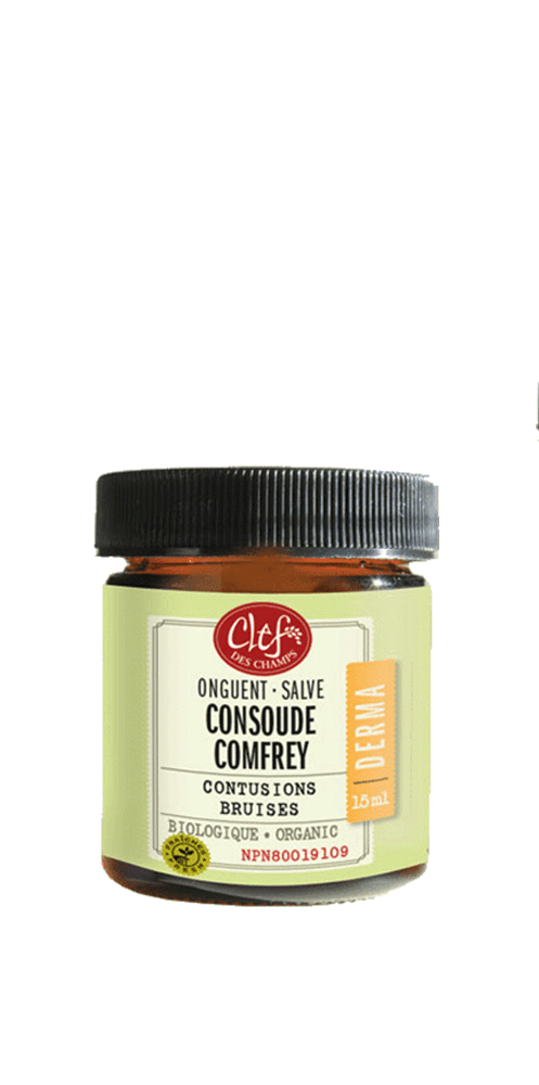 Clef Des Champs Comfrey 50ml - Heals Sprains and Contusions, Used Externally for Sprains, Fractures, Bruises, Heal the Skin, Reduce Bruising, Inflammation and Pain