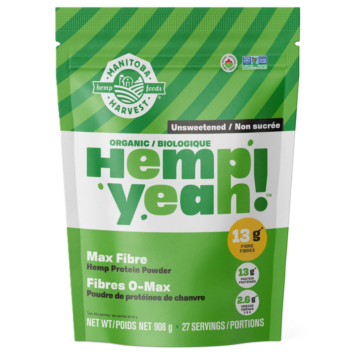 Manitoba Harvest Hemp Yeah Max Fibre 908g