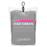 Giovanni Quick Dry Hair Turban - Extra-Soft And Extra-Gentle On Hair, Super-Absorbent And Suitable For All Hair Types, Helps Reduce Frizz, Won’t Snag Or Pull Hair