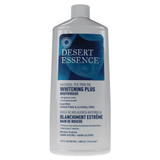 Desert Essence Tea Tree Whitening Plus Mouthwash Cool Mint 480ml - Brightens Teeth And Freshens Breath, Helps Soothe Gums, Natural Tea Tree Oil Whitening Mouthwash