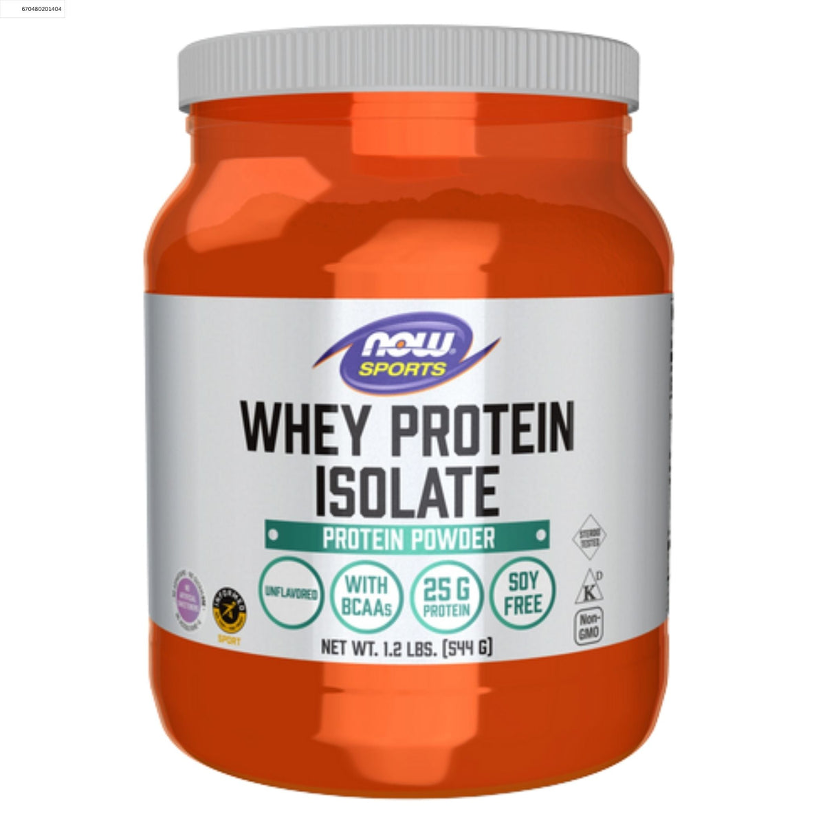NOW Whey Isolate Unflavoured 544g