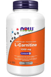 Now L-Carnitine 1000mg 100 Tablets - Helps to Reduce Muscle Soreness, Fitness Support, Transports Fatty Acids, Boosts Cellular Energy