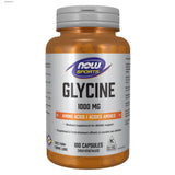 NOW Glycine 1000mg 100 Vegetable Capsules
