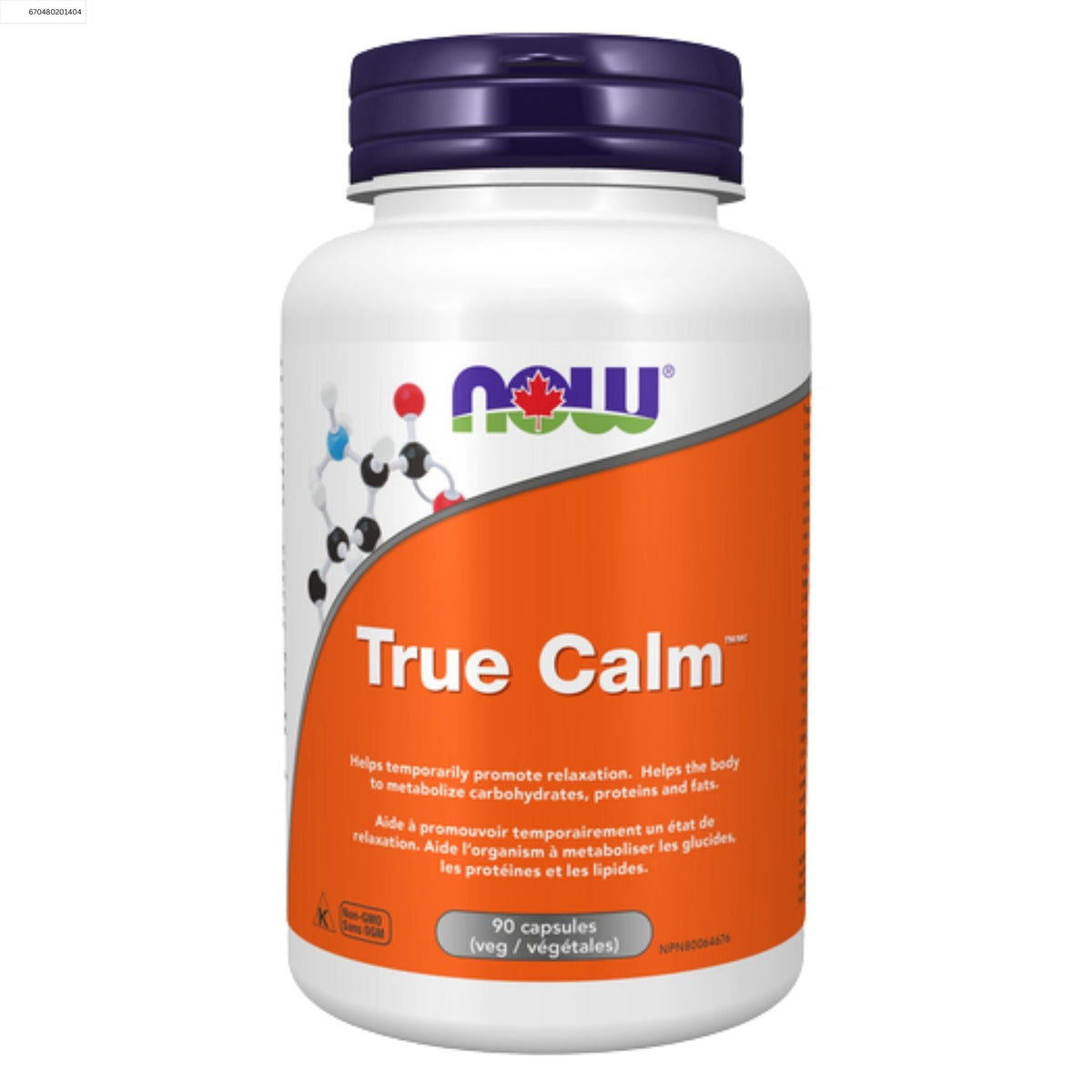 NOW True Calm 90 Vegetable Capsules