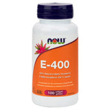 NOW E-400 IU 100% Natural d-Alpha Tocopheryl 100 Softgels