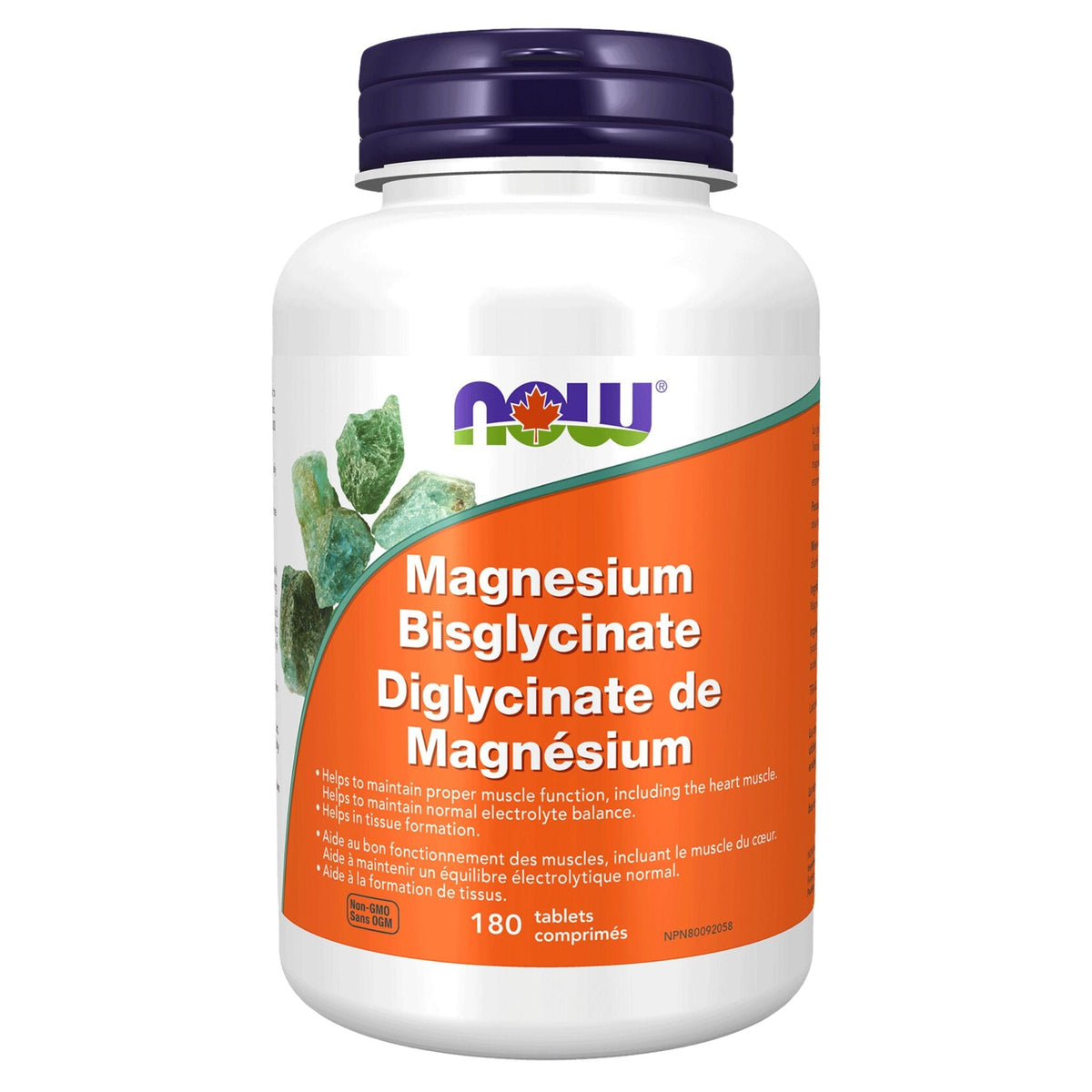 NOW Magnesium Bi Softgelslycinate 100mg 180 Tablets