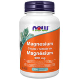 NOW Magnesium Citrate 200mg 100 Tablets - Supports Energy Production, Supports Healthy Nervous System, Maintains Maintaining Calcium Balance