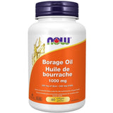 NOW Borage Oil 1000 mg with 240mg of GLA 120 Softgels - Gamma Linolenic Acid, Heart Health Support, Omega-6 Essential Fatty Acids/Expeller-Pressed, Hexane-Free