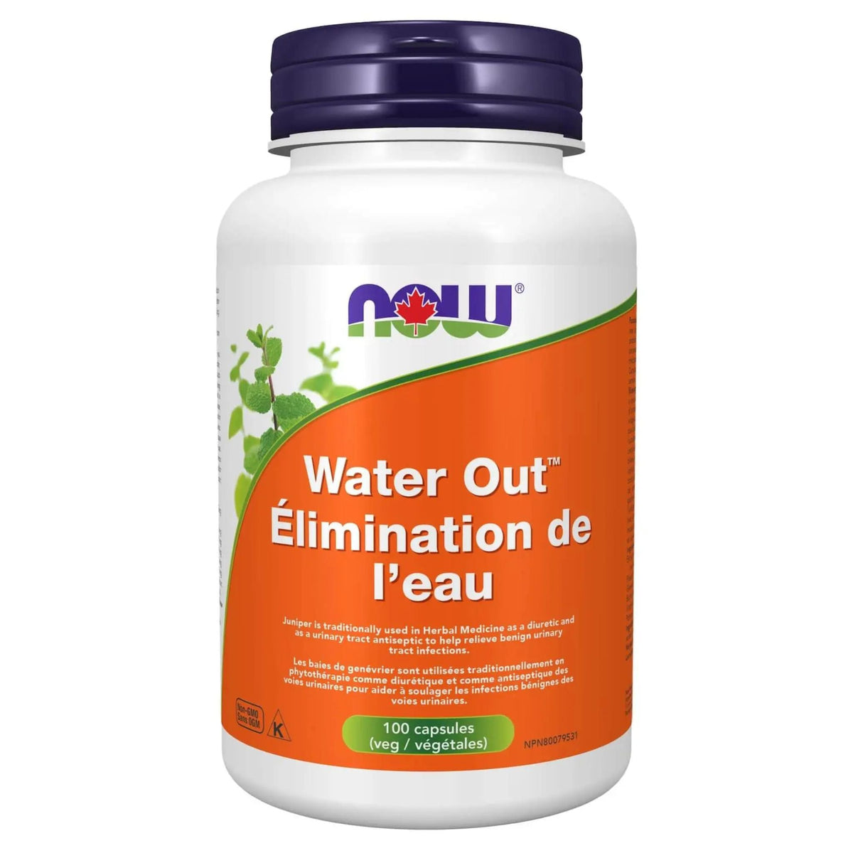 NOW Water Out 100 Vegetable Capsules
