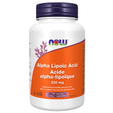 NOW Alpha Lipoic Acid 250mg 120 Capsules - Supports Glutathione Production, Help Maintain Healthy Glucose Levels, Fat and Water-Soluble Antioxidant