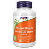 NOW Siberian Ginseng 500mg 100 Vegetable Capsules