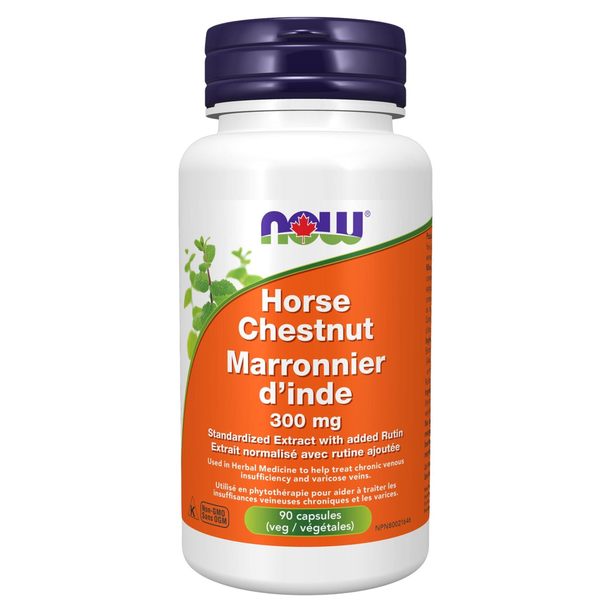 NOW Horse Chestnut Extract 300mg 90 Vegetable Capsules