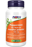 Now Peppermint 180mg 90 Softgels - Aid Digestion, Helps Relief Nausea and Vomiting