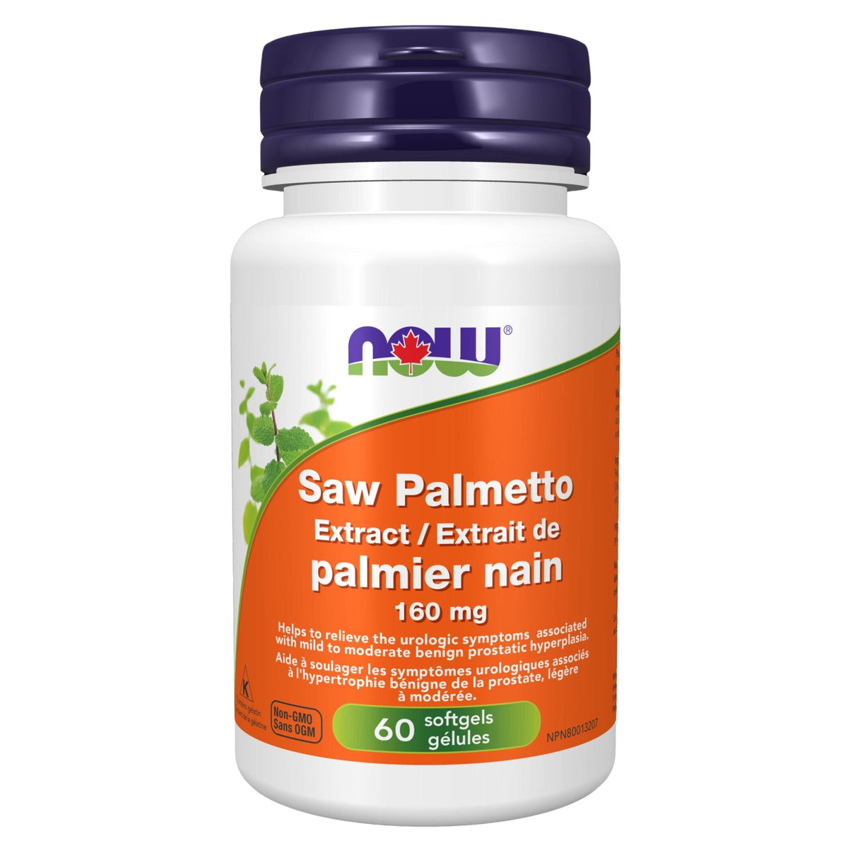 NOW Saw Palmetto Extract 160mg 60 Softgels