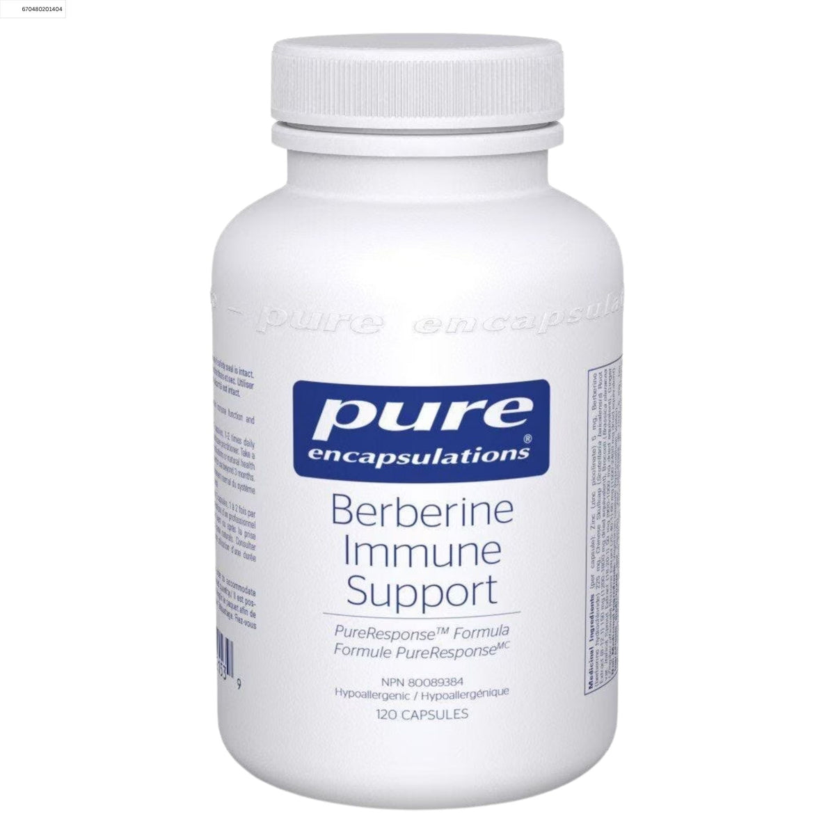 Pure Encapsulations Berberine Immune Support 120 Capsules