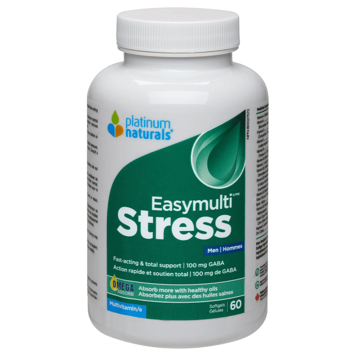 Platinum Easymulti Stress for Men 60 Softgels