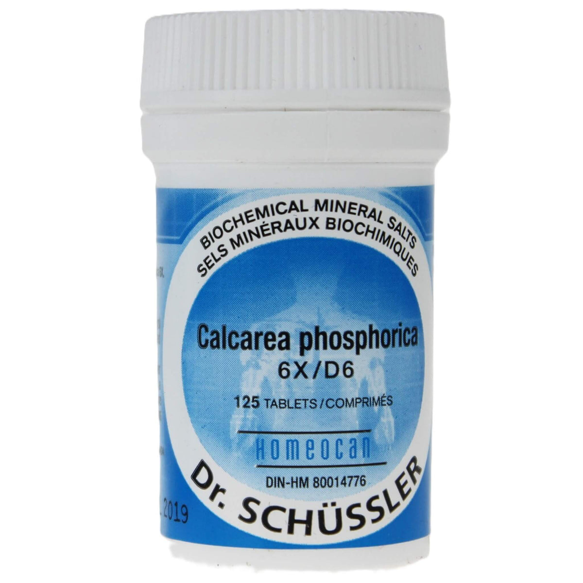 Homeocan Calcarea Phosphorica 6X/D6 125 Tablets - Supports Bones And Teeth Health, Especially In Children In Times Of Growth, Used For Fractures And Convalescence After Diseases Such As Infectious Mononucliosis