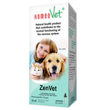 HomeoVet ZenVet 30ml - A Natural Health Product That Contributes To Normal System Functioning Of Nervous System Of Pets, Veterinary Use Only For Animals, Cats And Dogs