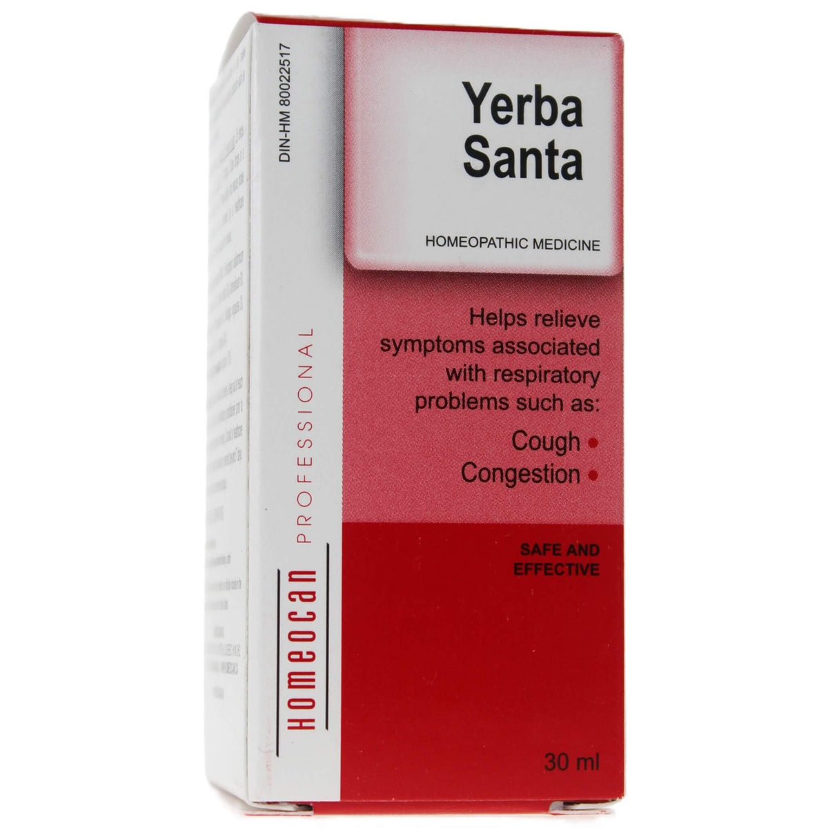 Homeocan Yerba Santa Drops 30ml - Provide Relief From Respiratory Disorders, Reduces Cough And Congestion, Homeopathic Medicine With No Drowsiness Or Addiction