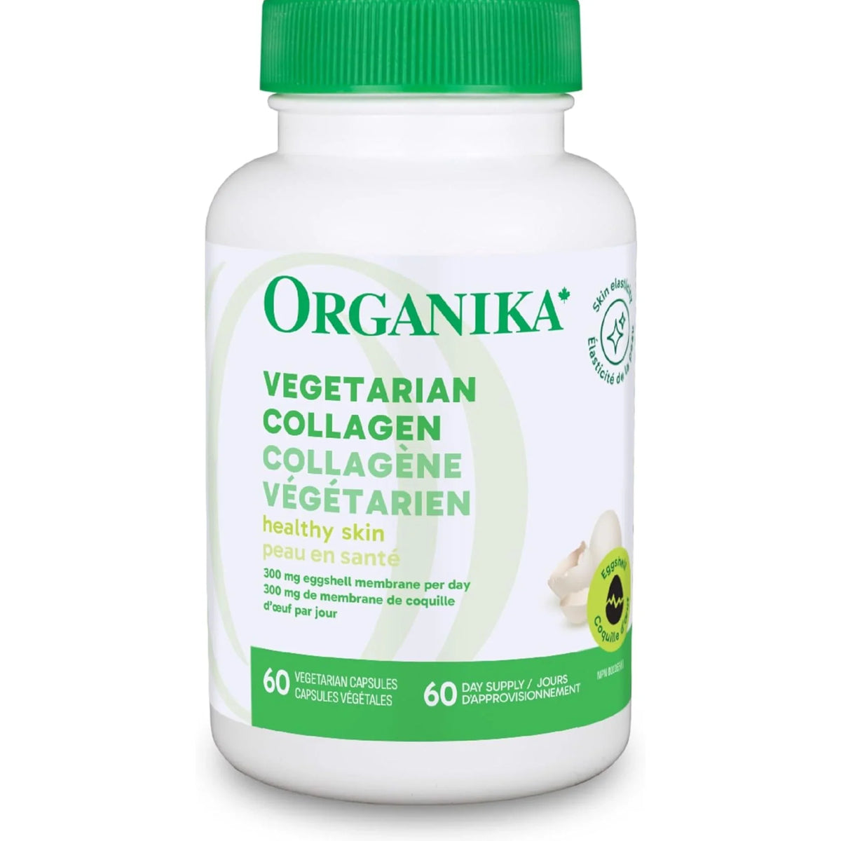 Organika Collagen Vegetarian 300mg 60 Vegetarian Capsules