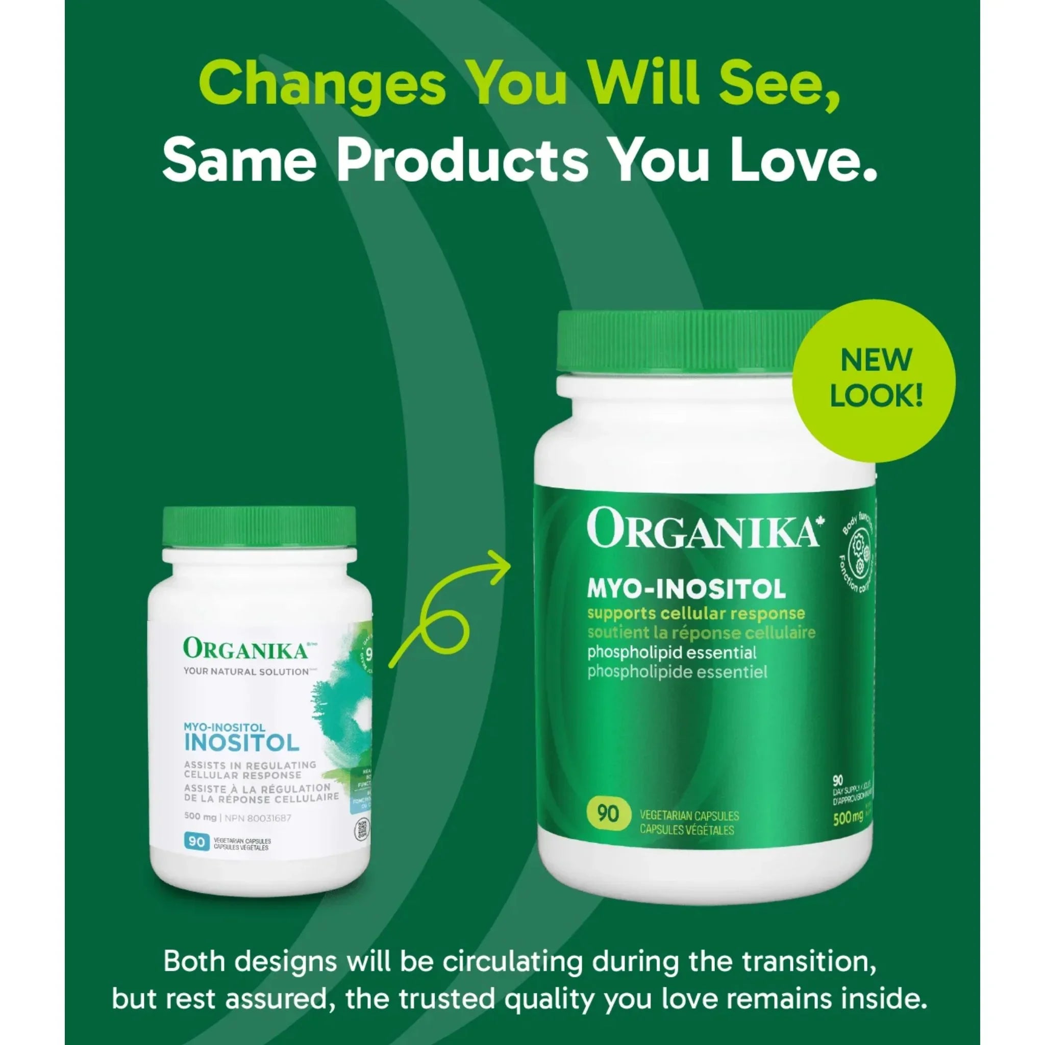 Organika Inositol 500mg 90 Vegan Capsules