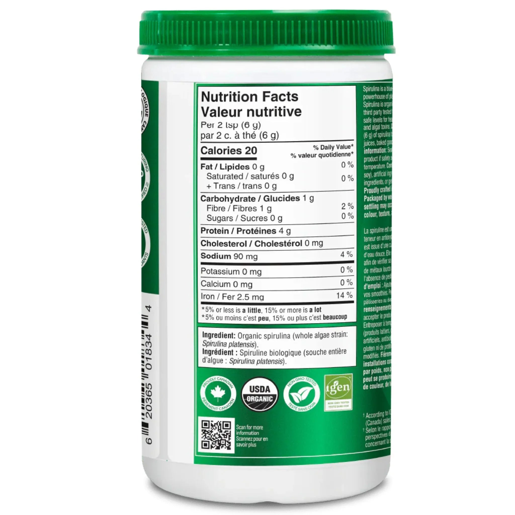 Organika Spirulina Powder 500g