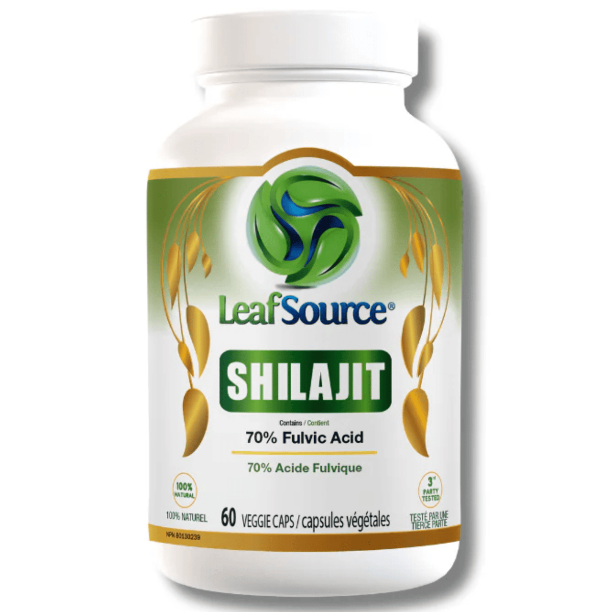 Leafsource Shilajit With Humic-Fulvic Acid 60 Vegetable Capsules