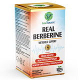 LeafSource Real Berberine Metabolic Support 90 Vegetable Capsules