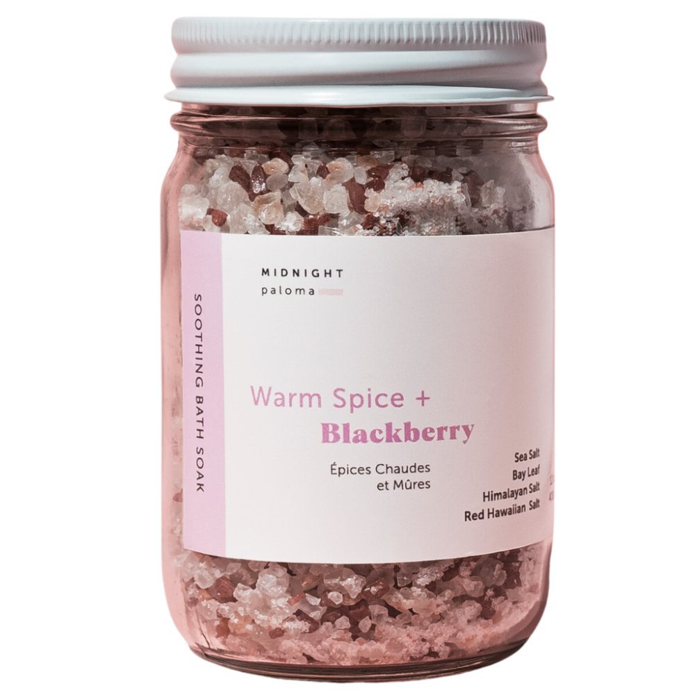 Midnight Paloma Bath Soak Warm Spice & Blackberry 12oz