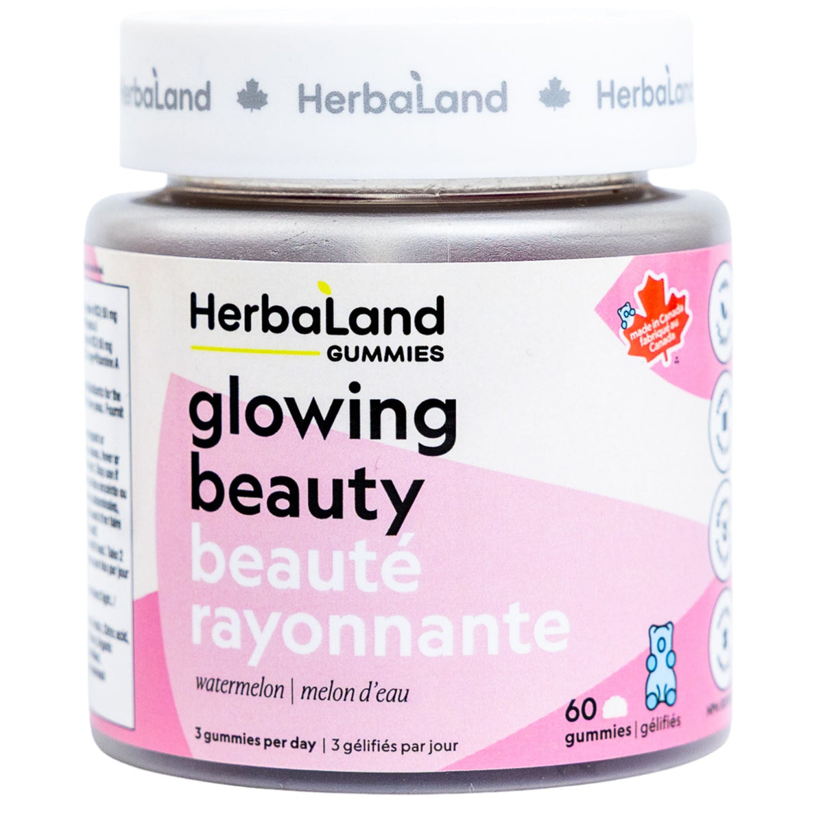Herbaland Glowing Beauty Watermelon 60 Gummies
