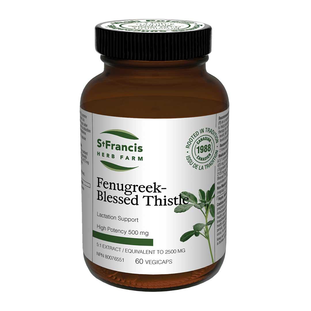 St. Francis Herb Farm Fenugreek-Blessed Thistle - 60 Veg Capsules
